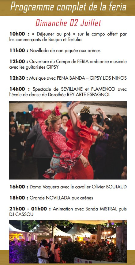 Boujan sur Libron. Le programme complet de Toros y Campo