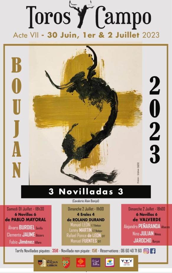 Boujan sur Libron. Le programme complet de Toros y Campo
