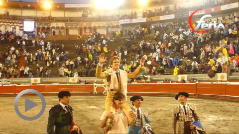 Manizales. Puerta Grande de Borja Jiménez