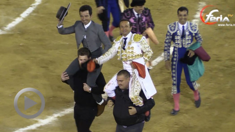 Castellón. Triunfo de La Quinta y Ferrera con indulto del toro Ruiseñor